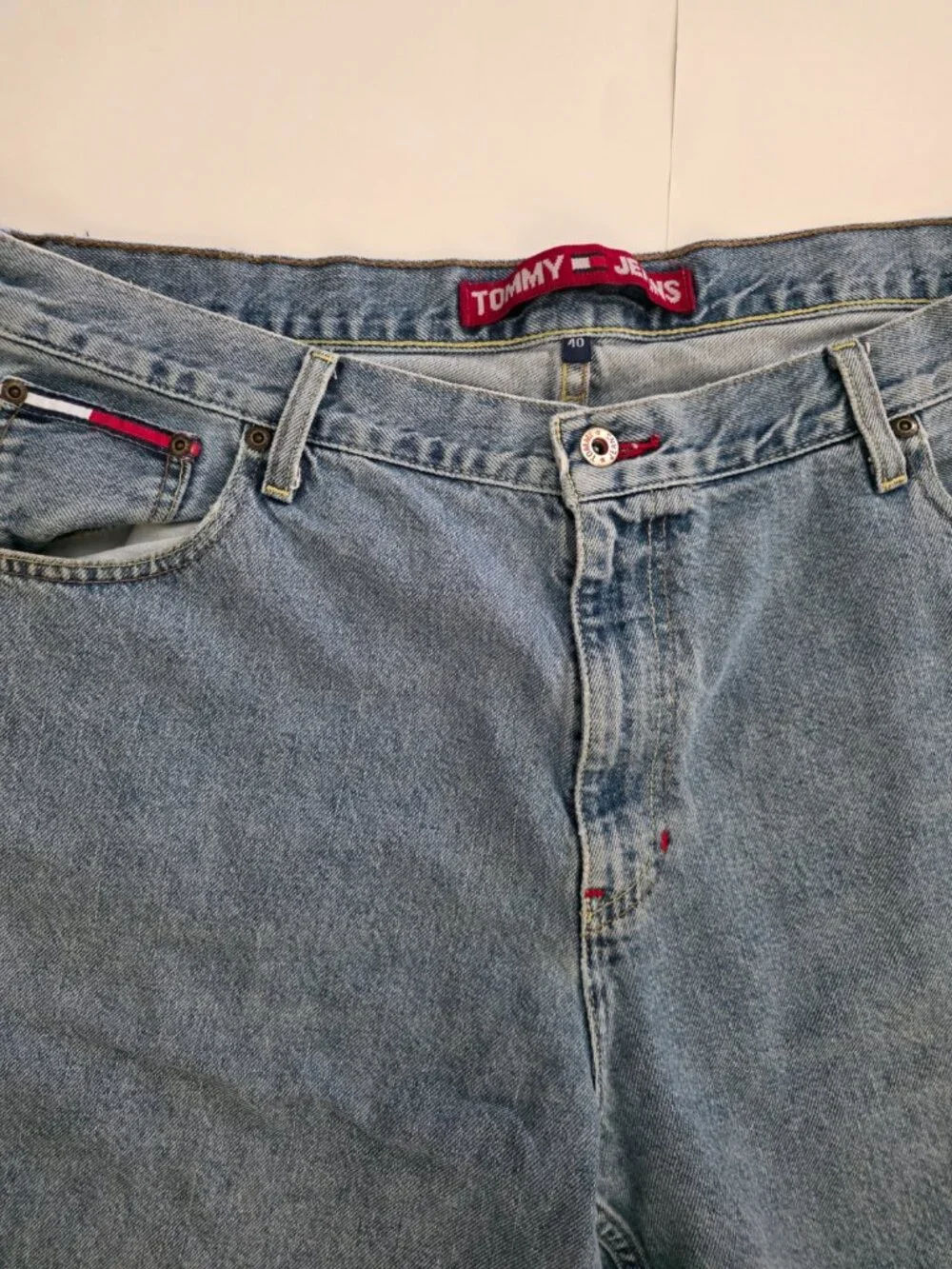 VTG Y2K 2002 Tommy Hilfiger Denim Shorts Tommy Jeans Men Sz 40